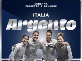 Italia Medaglia d'Argento olimpiadi 2024 - Scherma femminile, fioretto a squadra