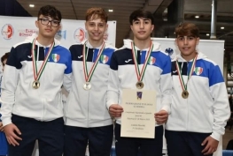 Trionfo del Circolo Schermistico Mazarese: Ai Campionati Italiani di Serie B1 la squadra di sciabola maschile è bronzo e ritorna in Serie A2